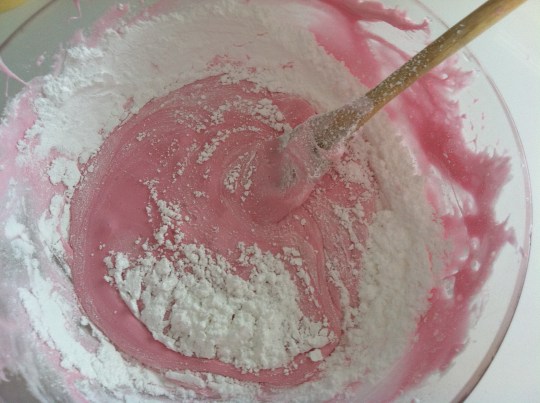 Fondant de nubes casero