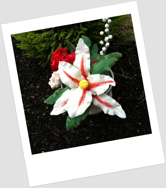 Bouquet de flores de azúcar