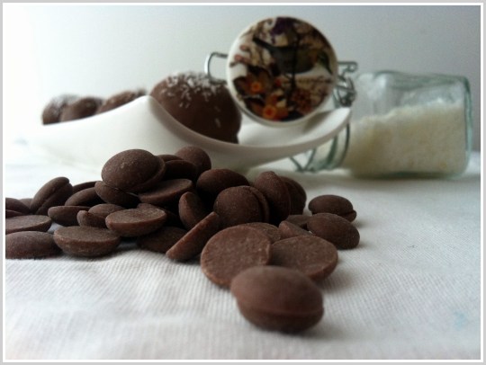 Coquitos con chocolate