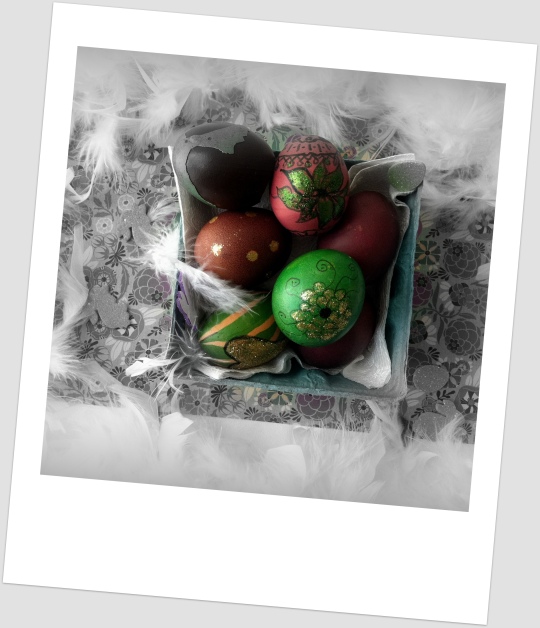 Huevos de pascua decorados