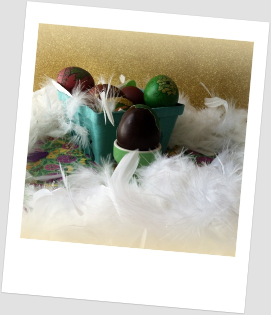 huevos de chocolate decorados