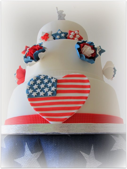 Tarta USA estatua de la libertad