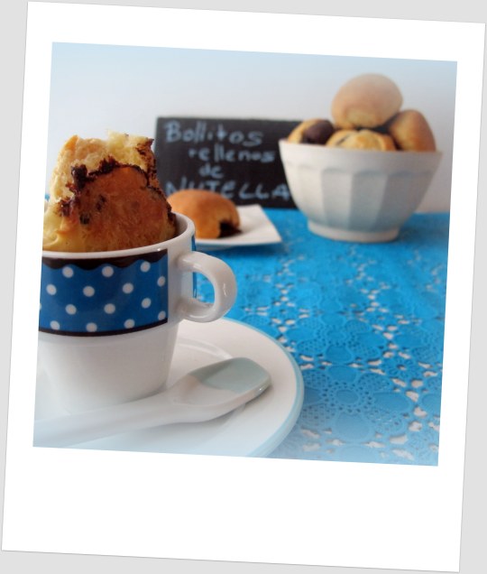 Bollitos preñados de Nutella