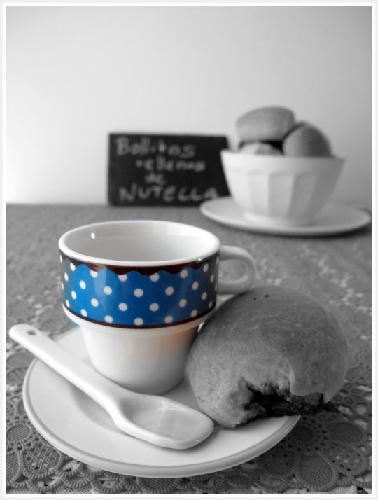 Panecillos rellenos de nutella