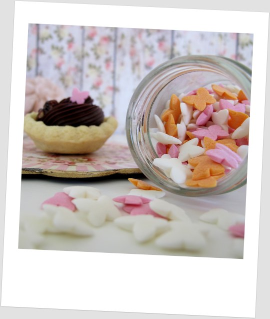 Tartaletas de masa quebrada con ganache de chocolate negro