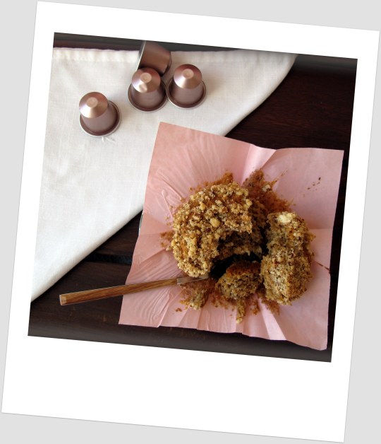 Muffins de cafe con pacanas