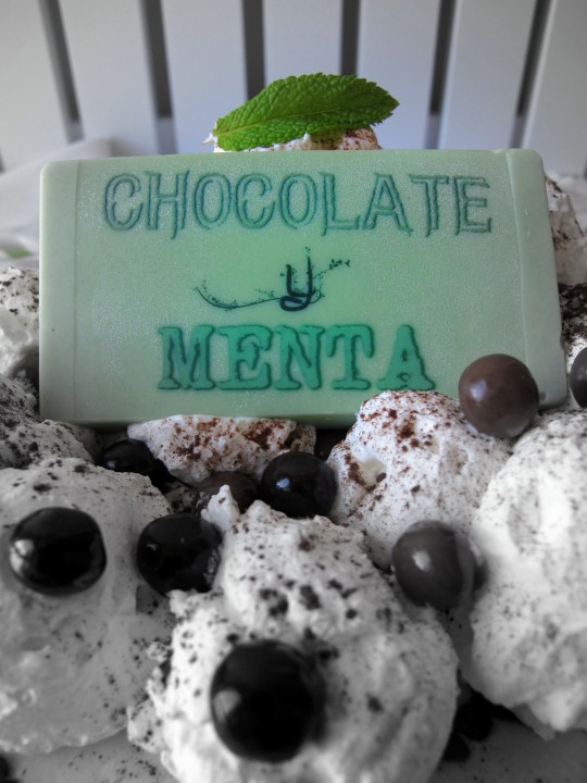 Tarta menta con chocolate