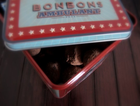 Trufas de chocolate con leche y caramelo