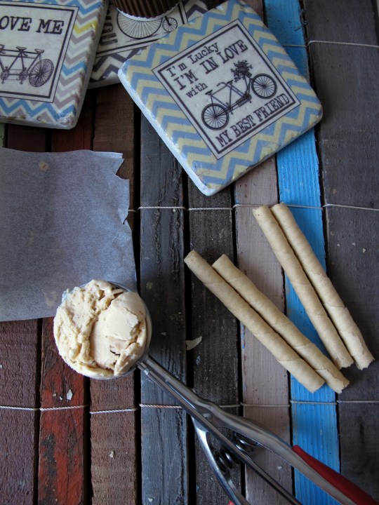 helado de turrón de jijona casero
