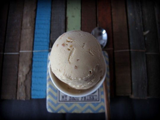 Helado de turrón de jijona casero